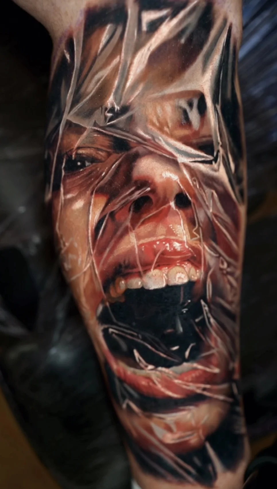 Tatouage de Michael Taguet : Horror portrait · Black & grey