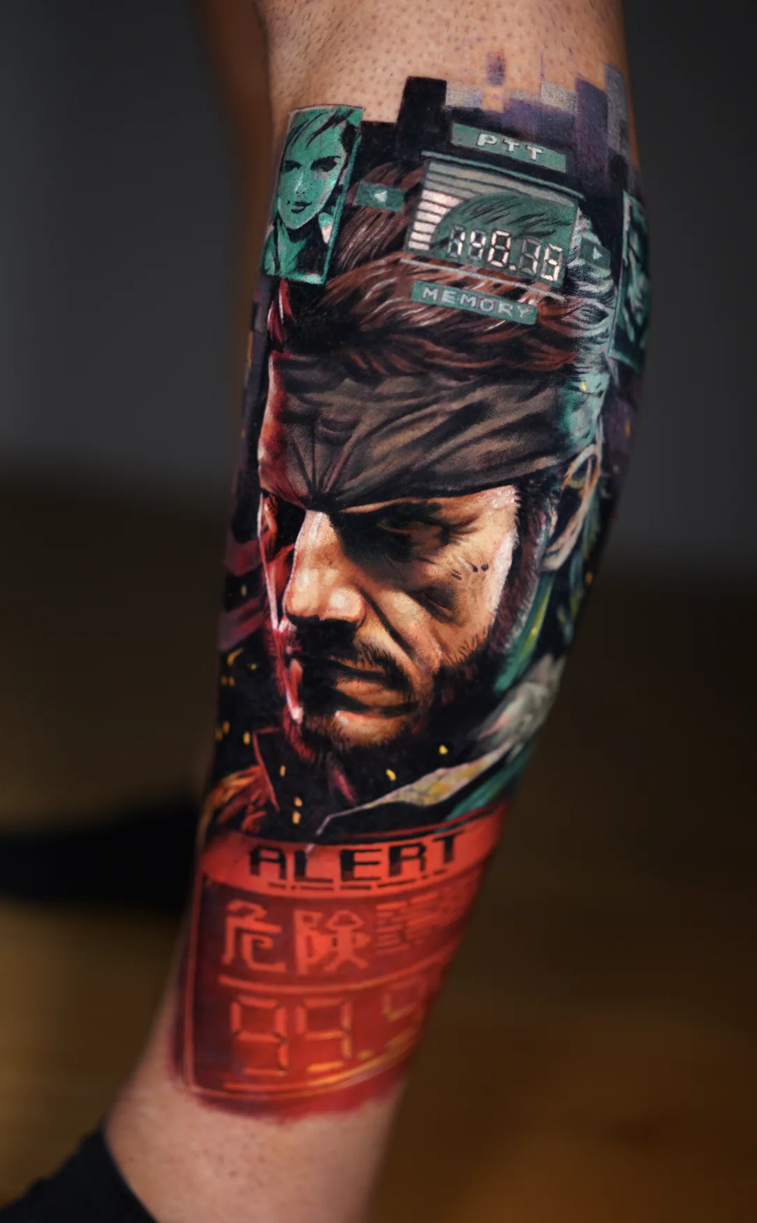 Tatouage de Michael Taguet : Character portrait · Color realism
