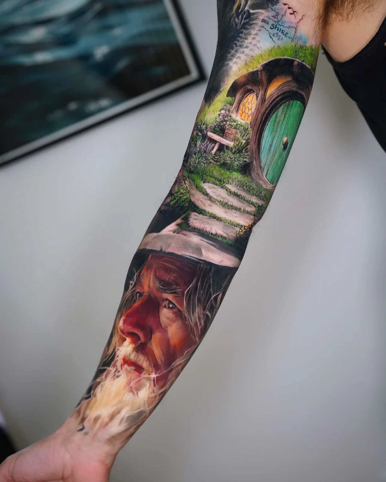 Tatouage de Michael Taguet : Full sleeve · Color realism